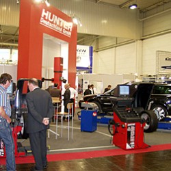 Hunter Deutschland GmbH auf der REIFEN 2004 in Essen.