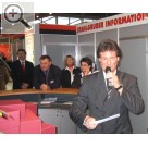 STAHLGRUBER auf der I.H.M. Internationale Handwerksmesse 2005 Hubert Seebauer, STAHLGRUBER, bedankte sich bei den Ausstellern und Mitarbeitern fr die erfolgreiche Messe.  