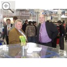 IHM Internationale Handwerksmesse 2006 Auf dem MAHA-Messestand zur IHM 2006. Reinhold Rinkl (li.) im Gesprch mit Herrn Jrgen Kalesse, Vertriebsleiter der Snap-on Equipment in Deutschland. Maha 