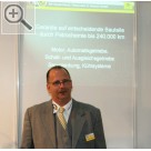 AMITEC 2007 in Leipzig Ulrich Heinzer, H. Heinzer GmbH BG Products Deutschland prsentierte im Rahmen einer offiziellen Pressekonferenz das neue Garantiekonzept  der BG Products.  