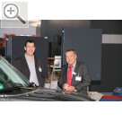Automechanika 2010 Dieter Hein, Geschftsfhrer BETZ Werkstatthelfer und Volker Hrtel, langjhriger Mitarbeiter des Unternehmens. Maha 
