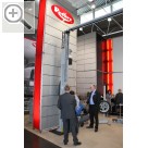 AMITEC Leipzig 2011 Die hydraulischen Zweisäulenbühnen von ROTARY haben sich zu einem festen Bestandteil des Marktes entwickelt.  