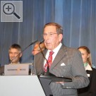 VmA-Technika 2011 Gründungsvater der VmA, Manfred Knoll, richtete dankende Worte an die Mitarbeiter, Lieferanten und Gäste.  