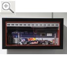 COPARTS Profi Service Tage 2011 Schönes Spielzeug - BUSCHiNG hat ein neues Modell einer F1 Werkstatt mit Fettels Red Bull  Rennwagen.  
