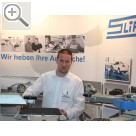STAHLGRUBER Leistungsschau 2012 München Michael Gerhardt ist neu im Vertriebsteam bei MAHA und SLIFT.  