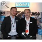 COLERtechnika 2013 NORFI auf der COLERtechnika 2013 - Andreas Weber (li.) und Herbert Reiz.  