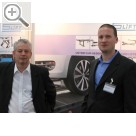 STAHLGRUBER Leistungsschau 2014 München SLIFT Vertrieb Gerhard Wolf (li.) und Michael Gerhardt.  