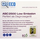 TROST Schau 2014 	 In der "Low Emission" Ausführung hat das WAECO Klimaservicegerät ASC 2500 dank patentierter Auffangflaschen nahezu keine Emissionen an Kältemittel.	  