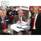 Automechanika Frankfurt 2014 BLACKHAWK der Automechanika 2014 - Edgar Gentner, Denis Keller und Roland Hortig (v.l.n.r.).  