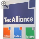 Automechanika Frankfurt 2014 Zur TecAlliance gehören TecCom, TecDoc sowie TecRMI.  
