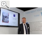 Automechanika Frankfurt 2014 Pressekonferenz mit Geschäftsführer TEXA Deutschland, Werner Arpogaus. Texa 