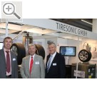 Automechanika Frankfurt 2014 TIRESONIC auf der Automechanika 2014 - Siegfried Weis, Wolfgang Roch und Mario Mackrodt (v.l.n.r.)  