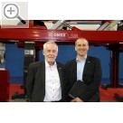 autopromotec 2015 OMER Partner LONGUS auf der Autopromotec 2015 - Gerhard Haase (li.) und Matthias Körner.  