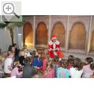 STAHLGRUBER Leistungsschau 2015 Nürnberg Die Kinder waren von den Weihnachtsgeschichten gefangen.  