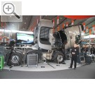 TROST Schau 2016 in Stuttgart. Auf der TROST Schau 2016 - Workshops gaben einen sehr guten Einblick in die hochtechnische Ausstattung der modernen LKW, inklusive aller Sicherheits- und Komfortelektronik.  