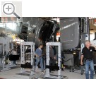 TROST Schau 2016 in Stuttgart. Auf der TROST Schau 2016 - hydraulische trost monochrom Werkstattpressen für die umfangreiche LKW Instandsetzung.  