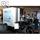 Impressionen von der Automechanika 2016. Tomorrows Service & Mobility auf der Automechanika 2016 - Fahrrad-Kühltransporter für den innerstädtischen Lebensmitteltransfer.  