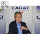 CARAT Leistungsmesse 2017 Thomas Wolpert anlässlich der CARAT Pressekonferenz.  