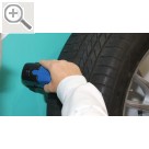Automechanika Frankfurt 2018 COSBER Handscanner für die schnelle und präzise Bilderfassung des Reifenbildes. Cosber 