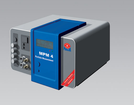 MAHA-Partikel-Messgerät MPM 4. Klein, handlich und werkstatttauglich.